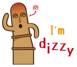 Haniwa de Sticker English version sticker #4547813