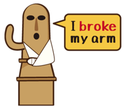 Haniwa de Sticker English version sticker #4547822