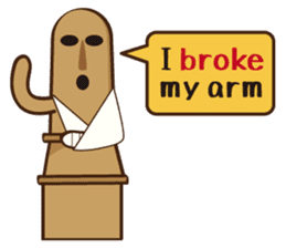 Haniwa de Sticker English version sticker #4547822