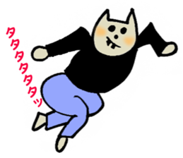 Bad teeth team of cats sticker #4547966