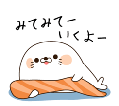 Stinging tongue seal4 sticker #4548509