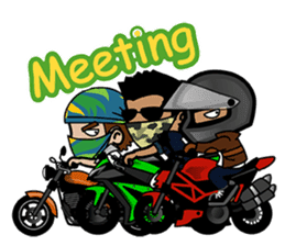 Biker King. (Eng) sticker #4549026