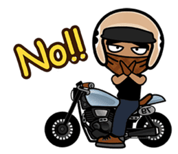 Biker King. (Eng) sticker #4549027