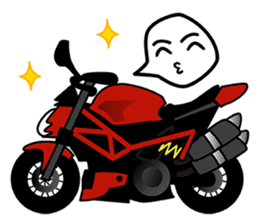 Biker King. (Eng) sticker #4549035