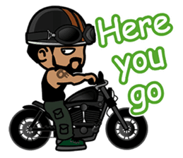 Biker King. (Eng) sticker #4549048