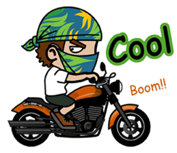 Biker King. (Eng) sticker #4549056