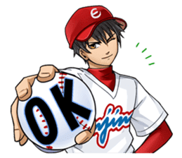 Cool Guy baseball player sticker #4549394