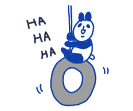 The scruffy panda sticker #4549917