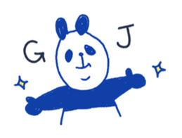 The scruffy panda sticker #4549918