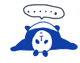 The scruffy panda sticker #4549935