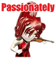 Musician sticker 3D sticker #4550004