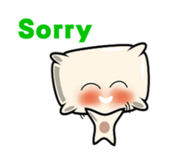 pillow man~for english sticker #4550399