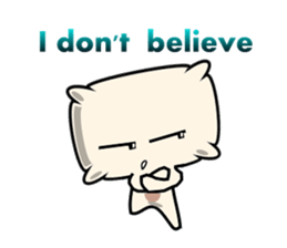 pillow man~for english sticker #4550424