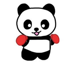 Shui Shui the panda happy day English sticker #4550556