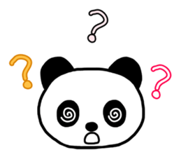 Shui Shui the panda happy day English sticker #4550559