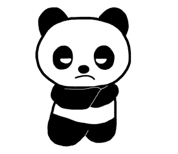 Shui Shui the panda happy day English sticker #4550560