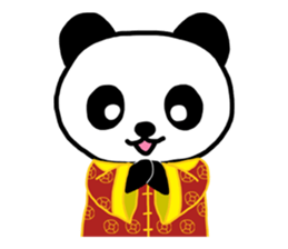 Shui Shui the panda happy day English sticker #4550563