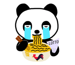 Shui Shui the panda happy day English sticker #4550567