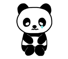 Shui Shui the panda happy day English sticker #4550568