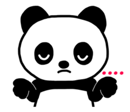 Shui Shui the panda happy day English sticker #4550569