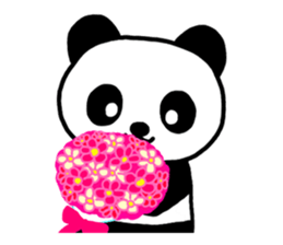 Shui Shui the panda happy day English sticker #4550576