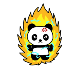 Shui Shui the panda happy day English sticker #4550579