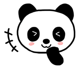 Shui Shui the panda happy day English sticker #4550586