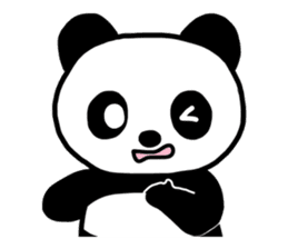 Shui Shui the panda happy day English sticker #4550587