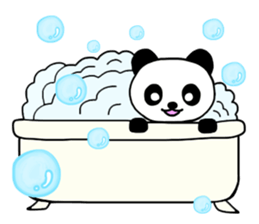 Shui Shui the panda happy day English sticker #4550589