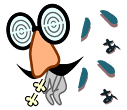 Hanamegane people sticker #4551162