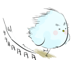 Thin bird sticker #4551732