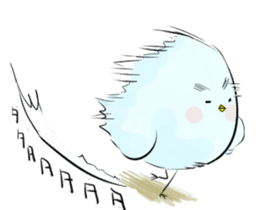 Thin bird sticker #4551732