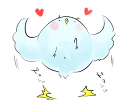 Thin bird sticker #4551742