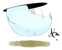 Thin bird sticker #4551748