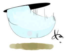 Thin bird sticker #4551748