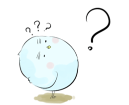 Thin bird sticker #4551749