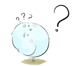 Thin bird sticker #4551749