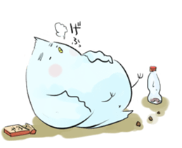 Thin bird sticker #4551752