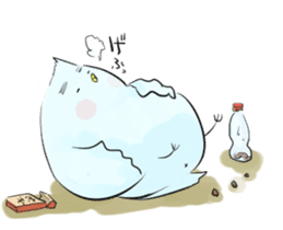 Thin bird sticker #4551752