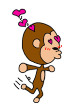Yeah monkey sticker sticker #4551855