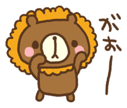 Expressionless Kumacho sticker #4552043