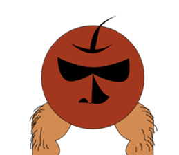 Foot apple sticker #4552320