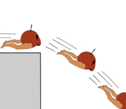 Foot apple sticker #4552358