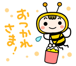 Cute Honeybee Basic stickers sticker #4552440