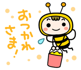Cute Honeybee Basic stickers sticker #4552440