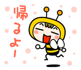 Cute Honeybee Basic stickers sticker #4552441