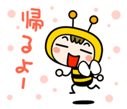 Cute Honeybee Basic stickers sticker #4552441