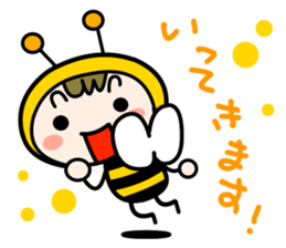 Cute Honeybee Basic stickers sticker #4552443