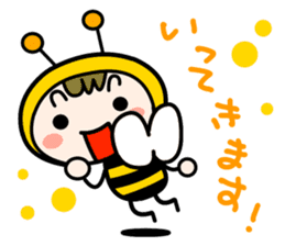 Cute Honeybee Basic stickers sticker #4552443