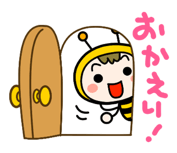 Cute Honeybee Basic stickers sticker #4552444